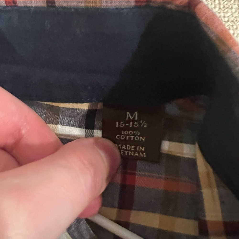 Tasso Elba Vibrant Red and Yellow Casual Shirt - Picture 5 of 5